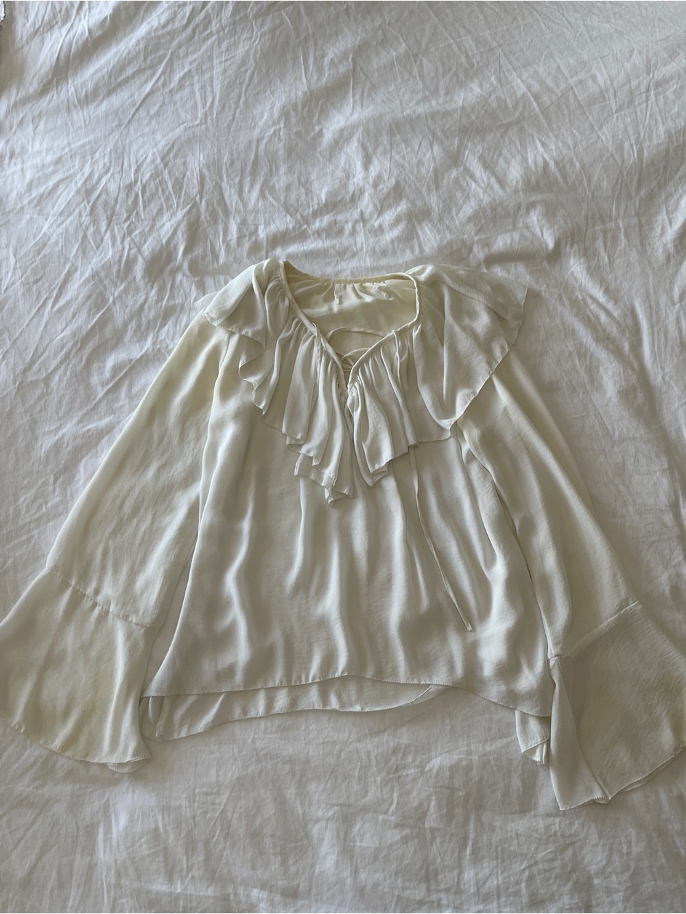 Sailor collar white blouse